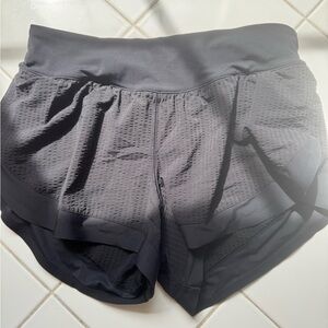 Women's Black Lululemon Athletic Shorts